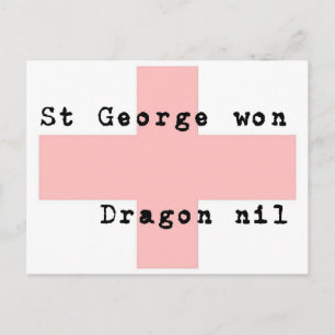 St. George's Day Briefkaart