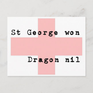 St. George's Day Briefkaart