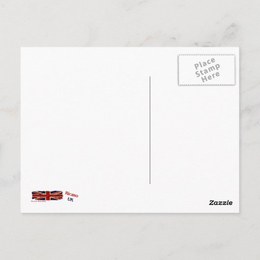 St. Georges Day Briefkaart (Achterkant)