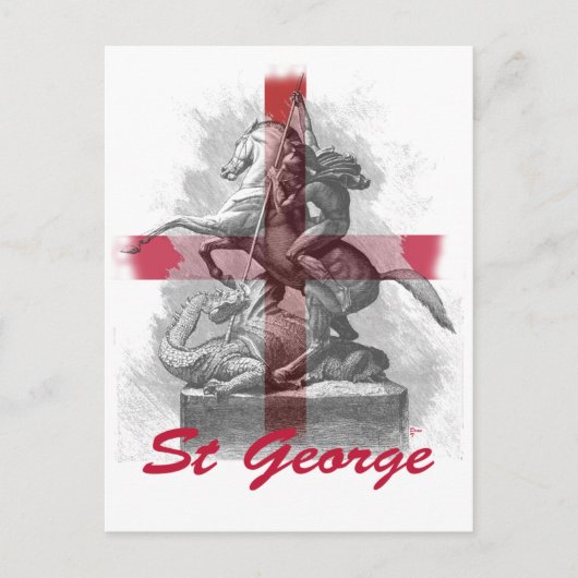 St. Georges Day Briefkaart (Voorkant)