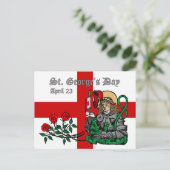St. George's Day Briefkaart (Neurenberg-versie) (Staand voorkant)