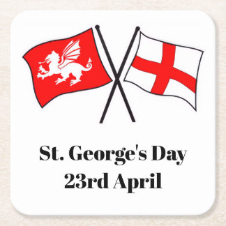 St. George's Day Patriottisch Onderzetter