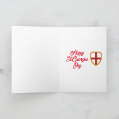 St Georges Day, Saint George en de draak Kaart (Binnen)