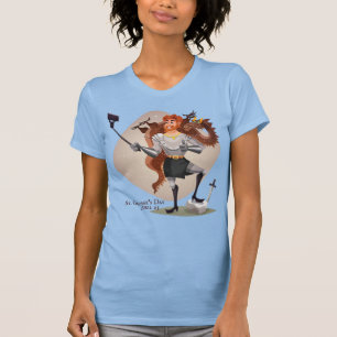 St. George's Day, selfie met een draak T-shirt