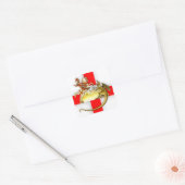 St Georges Day Stackers Vierkante Sticker (Envelop)