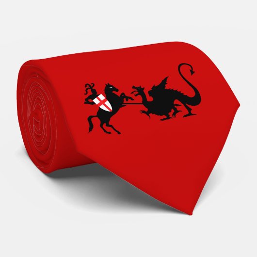 St George's day Stropdas (Opgerold)