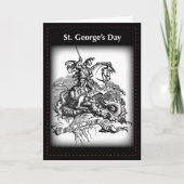 St. George's Day, zwarte Kaart (Voorkant)