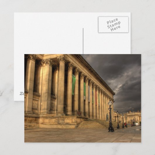 St Georges Hall, Liverpool Briefkaart (Voorkant / Achterkant)