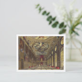St. George's Hall, Windsor Castle, uit 'Royal Res' Briefkaart (Staand voorkant)