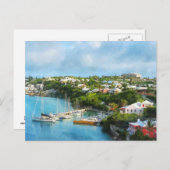 St. George's Harbour, Bermuda Briefkaart (Voorkant / Achterkant)