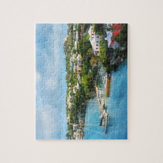 St. George's Harbour, Bermuda Legpuzzel (Verticaal)