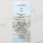 St. George's Harbour, Bermuda Wedding Programme Programmakaart (Voorkant)