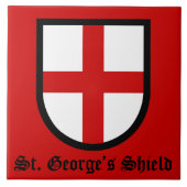 St. George's Shield Tegeltje (Voorkant)