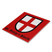 St. George's Shield Tegeltje (Zijkant)