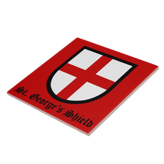 St. George's Shield Tegeltje (Zijkant)
