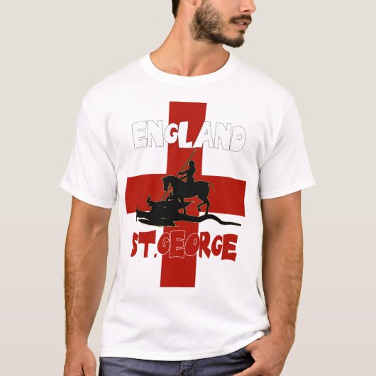 St. George's T Shirt - England St. George (Voorkant)
