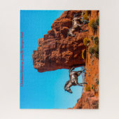 St Georges Utah. kerstcadeautjes Legpuzzel (Verticaal)