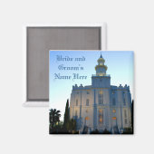 St.GeorgeTemple-Magnet- Magneet (Voorkant / Achterkant)
