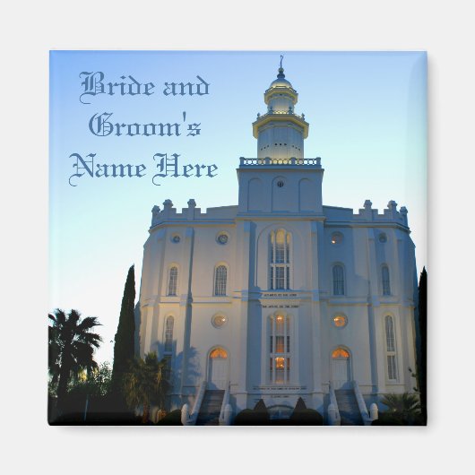 St.GeorgeTemple-Magnet- Magneet (Voorkant)