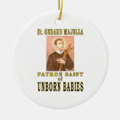 ST. GERARD MAJELLA KERAMISCH ORNAMENT (Voorkant)