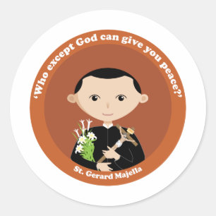 St. Gerard Majella Ronde Sticker