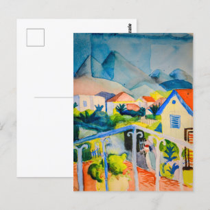 St Germain bij Tunis   Auguste Macke   Briefkaart