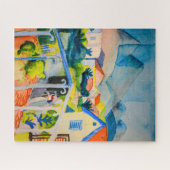St Germain bij Tunis | Auguste Macke | Legpuzzel (Horizontaal)