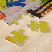 St Germain bij Tunis | Auguste Macke | Legpuzzel (Zijkant)