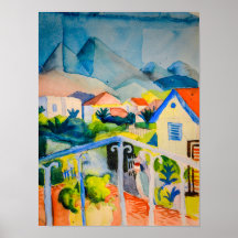 St Germain bij Tunis | Auguste Macke |