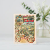 St-Germain-en-Laye Vintage Poster 1902 Briefkaart (Staand voorkant)