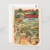 St-Germain-en-Laye Vintage Poster 1902 Briefkaart (Voorkant / Achterkant)