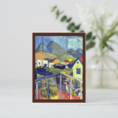 St. Germain in Tunis door Macke August Briefkaart (Staand voorkant)