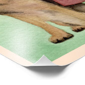 St. Germain Shepard Waterverf Folk Art Premium Foto Afdruk (Hoek)