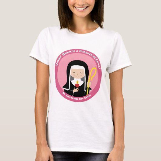 St. Gertrude de Grote T-shirt (Voorkant)