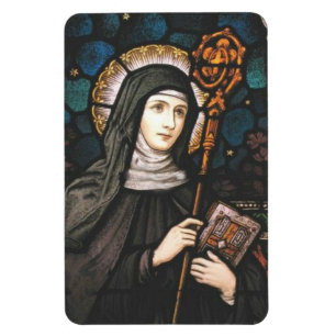 St. Gertrude of Nivelles Patron Saint of Cats Magneet