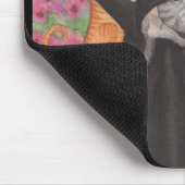 St. Gertrude Patron Saint of Cats Waterverf Muismat (Hoek)