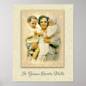 St. Gianna Beretta Molla Katholieke Moeder Poster (Voorkant)