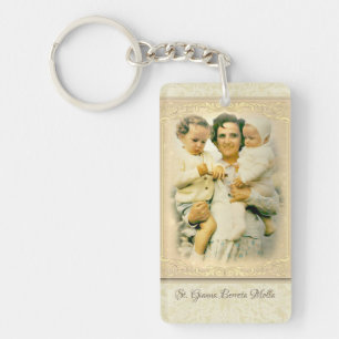 St. Gianna Beretta Molla Katholieke Moeder Sleutelhanger