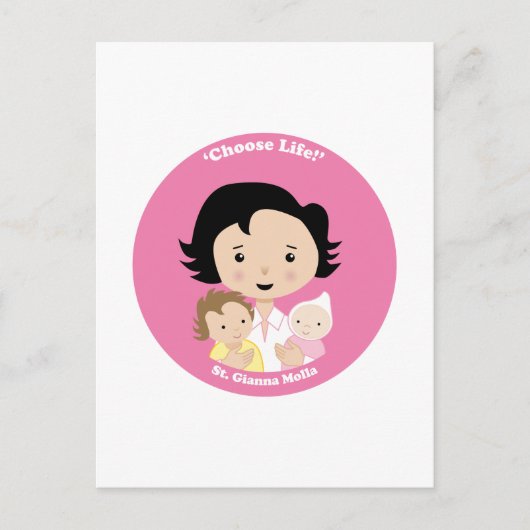 St. Gianna Molla Briefkaart (Voorkant)