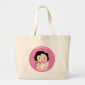 St. Gianna Molla Grote Tote Bag (Voorkant)