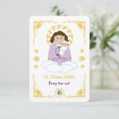St. Gianna Molla Heilige Kaart (Staand voorkant)