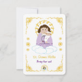 St. Gianna Molla Heilige Kaart (Voorkant)