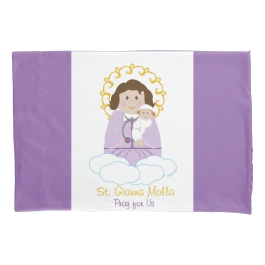 St. Gianna Molla Kussensloop (Voorkant)