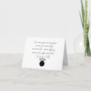 St. Gianna Molla Quote Kaart