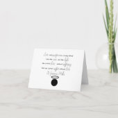 St. Gianna Molla Quote Kaart (Voorkant)