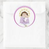 St. Gianna Molla Ronde Sticker (Tas)