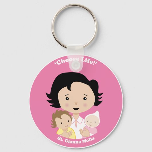 St. Gianna Molla Sleutelhanger (Voorkant)