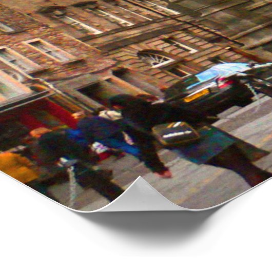 st giles cathedraal edinburgh poster (Hoek)