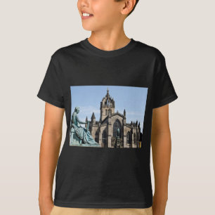 St. Giles Cathedral en David Hume Statue T-shirt
