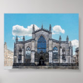 St Giles Cathedral in Edimburgh Poster (Voorkant)